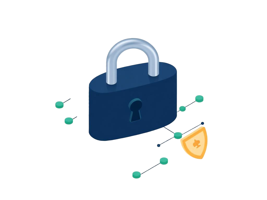 Illustrazione privacy GDPR e compliance